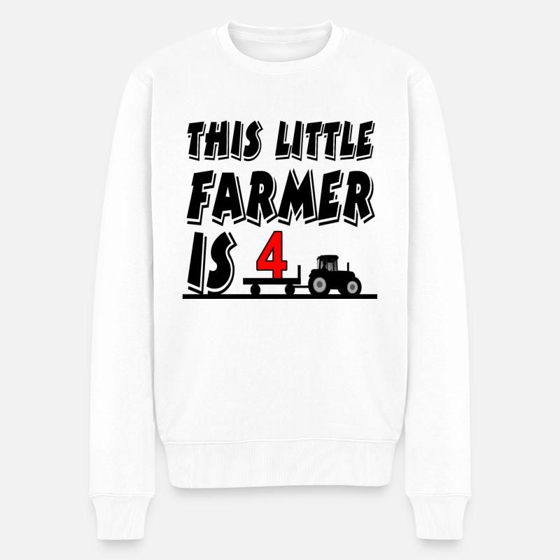 Bauer - Männer Premium Bio Pullover - Weiß