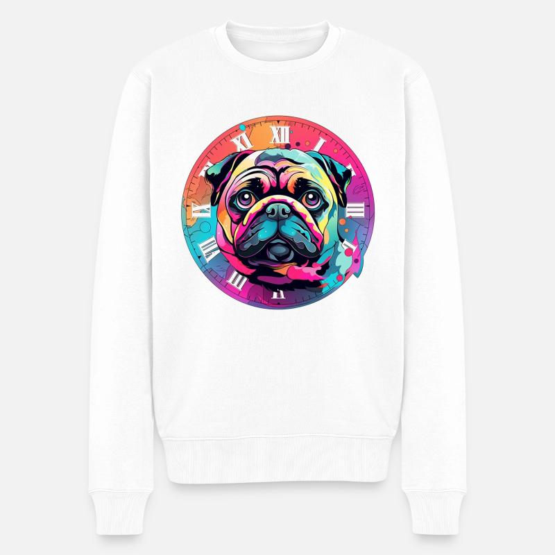 Mon chien adoré - Pull Premium bio Homme - blanc