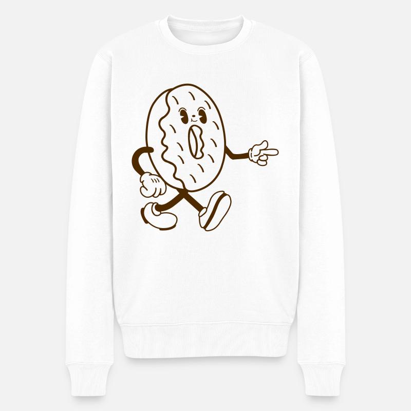Bande dessinée Donut - Pull Premium bio Homme - blanc