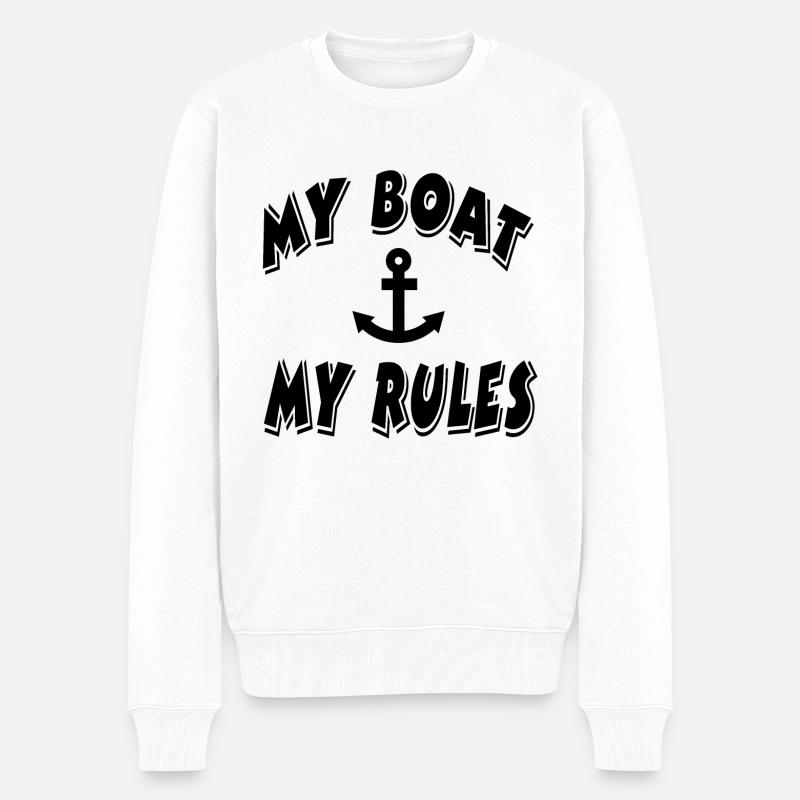 Bateau - Pull Premium bio Homme - blanc