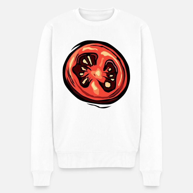 tomate tomatte 904 W - Pull Premium bio Homme - blanc