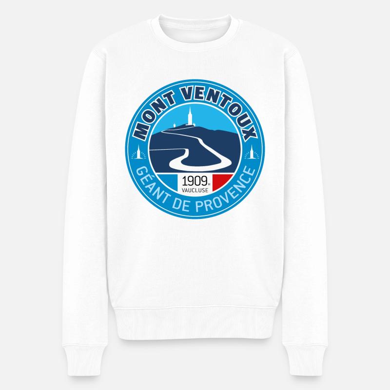Mont Ventoux - le géant de la Provence - Pull Premium bio Homme - blanc