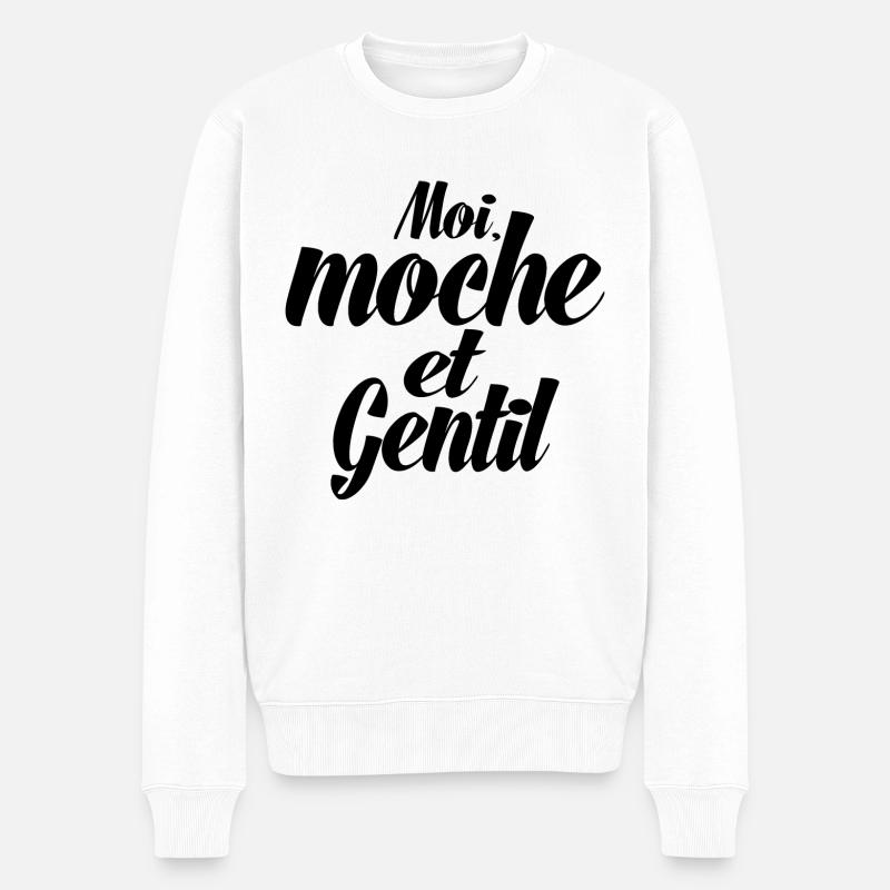 moi moche et gentil - Pull Premium bio Homme - blanc