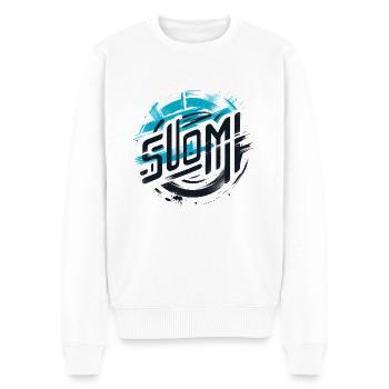 Suomi Finlande Finlande - Pull Premium bio Homme - blanc - Devant - Thijin (182cm)