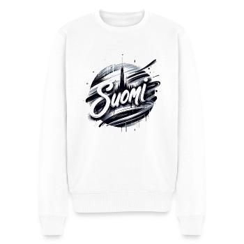 Suomi Finlande Finlande - Pull Premium bio Homme - blanc - Devant - Thijin (182cm)