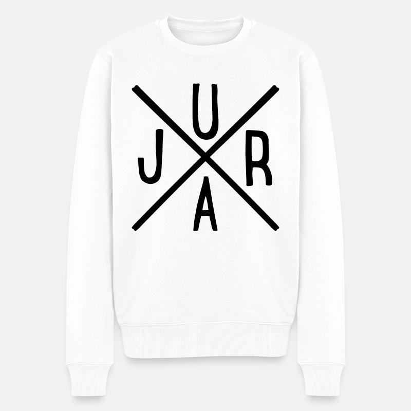 Jura - Männer Premium Bio Pullover - Weiß