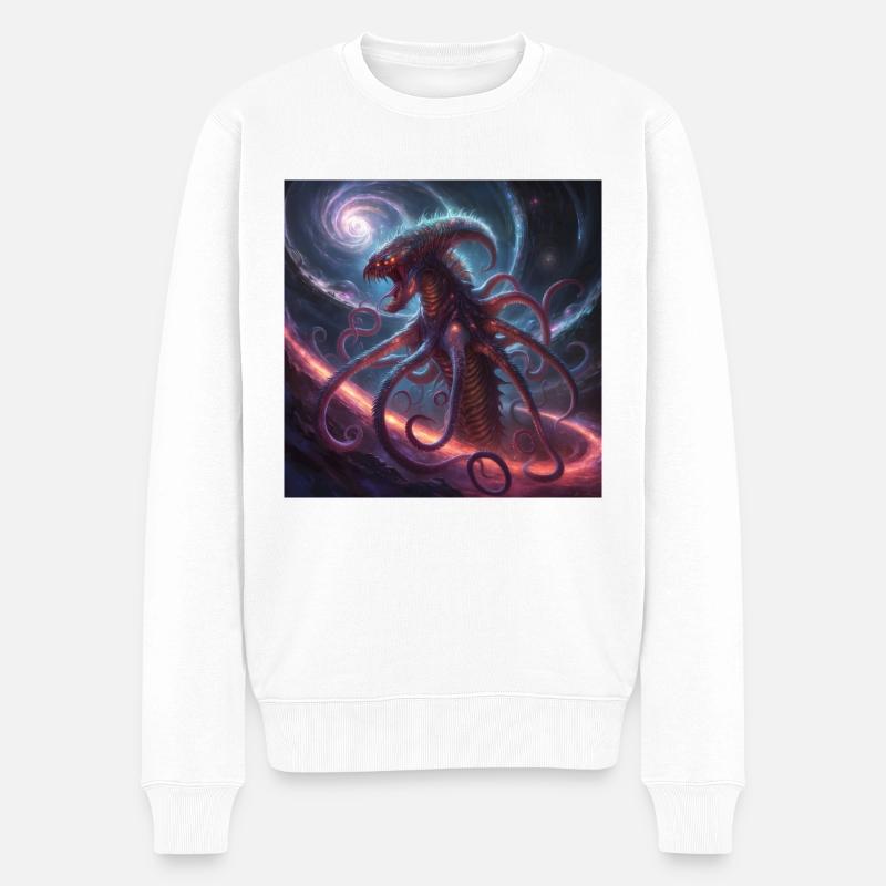 Créature quantique - Pull Premium bio Homme - blanc