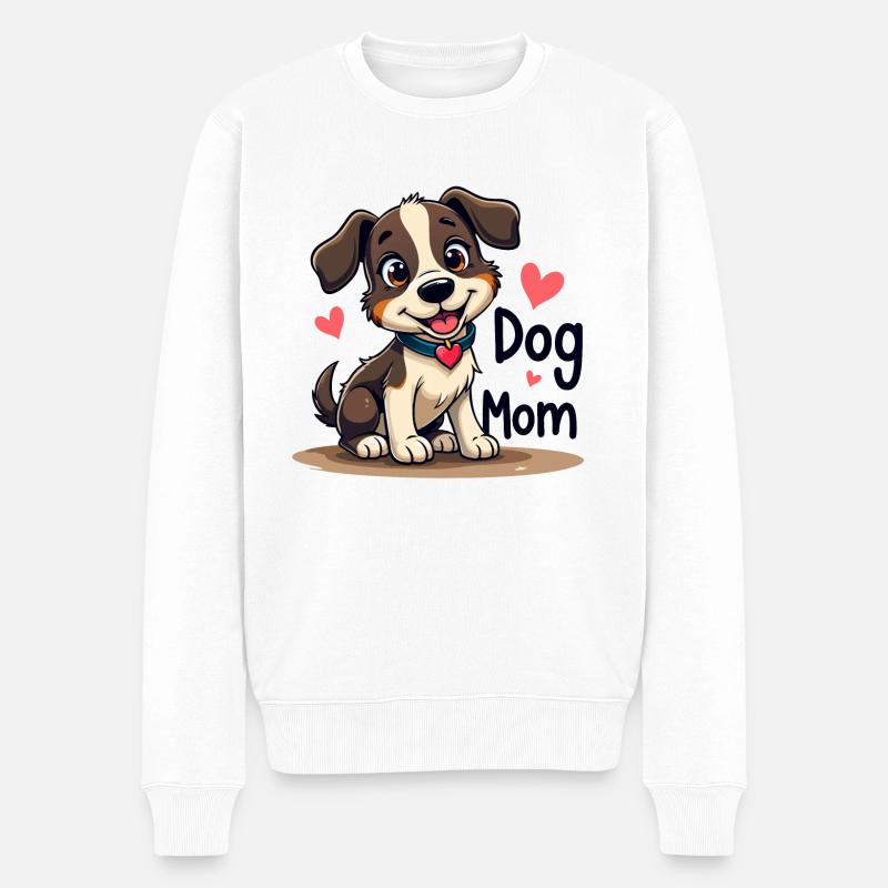MAMAN CHIEN - Pull Premium bio Homme - blanc