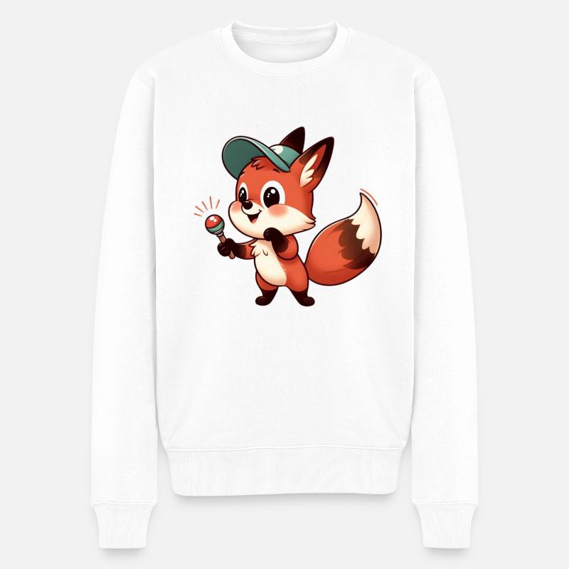 fox 4 - Pull Premium bio Homme - blanc