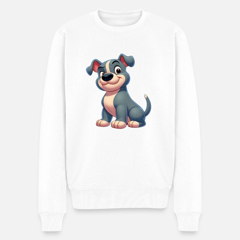 Pitbull 2 - Männer Premium Bio Pullover - Weiß