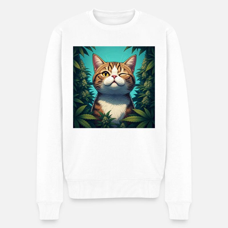 La gueule de bois détendue - Pull Premium bio Homme - blanc