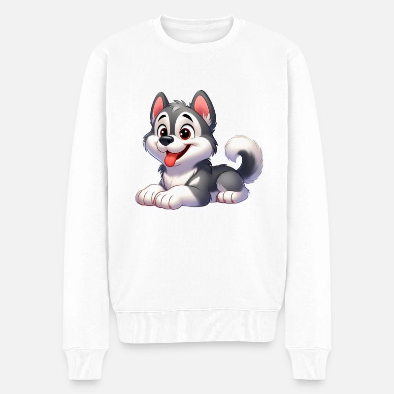 husky 3 - Pull Premium bio Homme - blanc