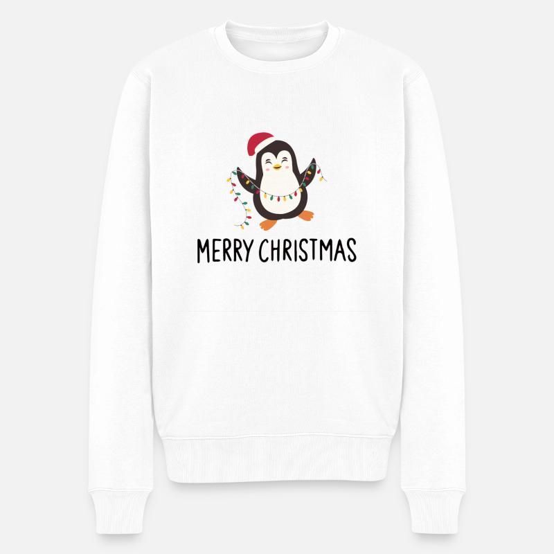 Noël - Pull Premium bio Homme - blanc