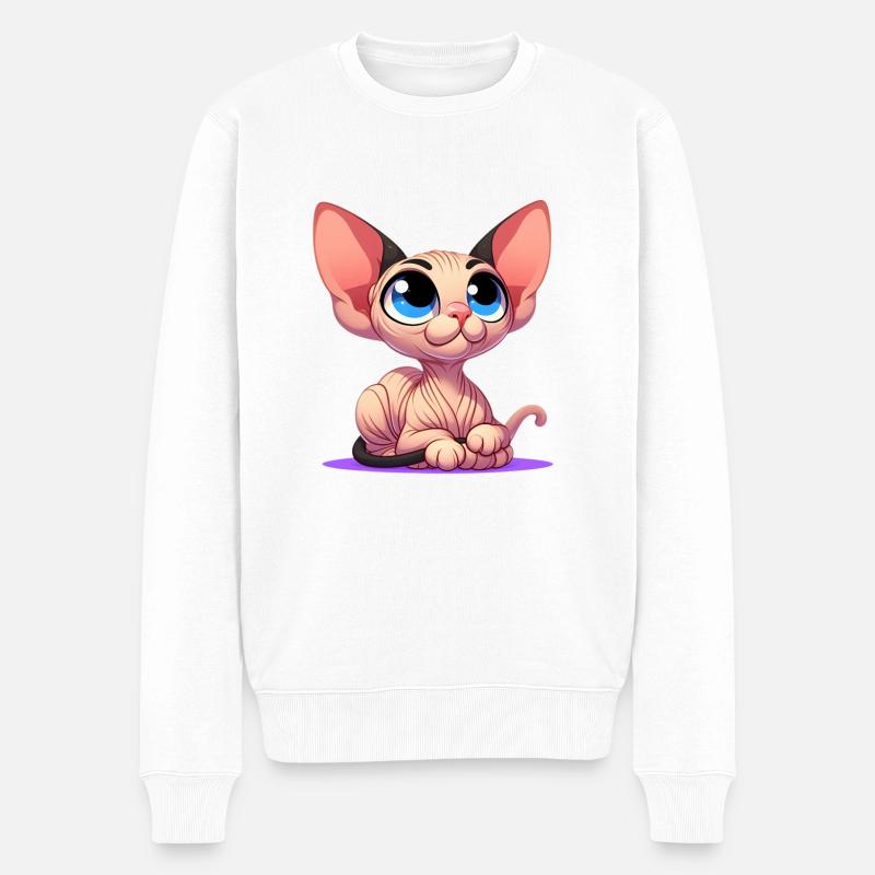 sphynx 2 - Pull Premium bio Homme - blanc