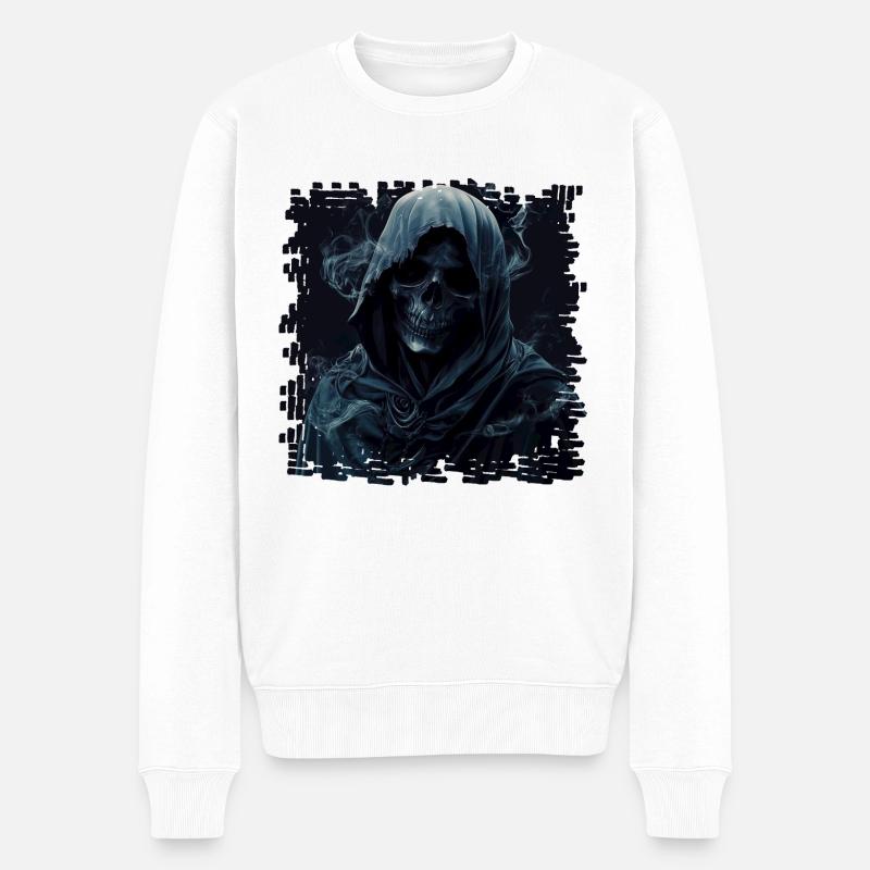 Le temps est imparable - Pull Premium bio Homme - blanc