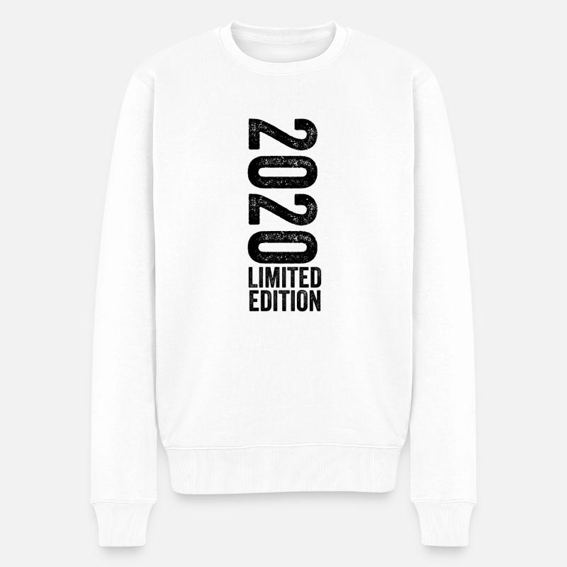 2020 - Edition Limitée 2020 Anniversaire - Pull Premium bio Homme - blanc