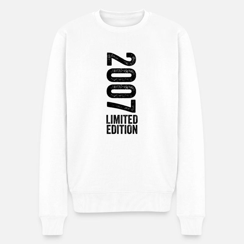 2007 - Edition Limitée 2007 Anniversaire - Pull Premium bio Homme - blanc