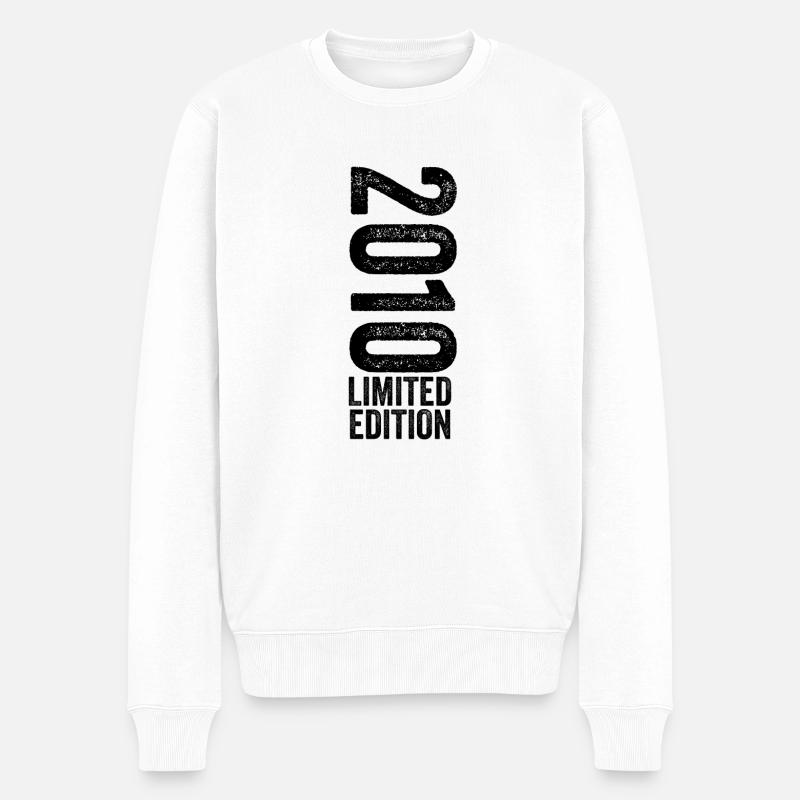2010 - Edition Limitée 2010 Anniversaire - Pull Premium bio Homme - blanc