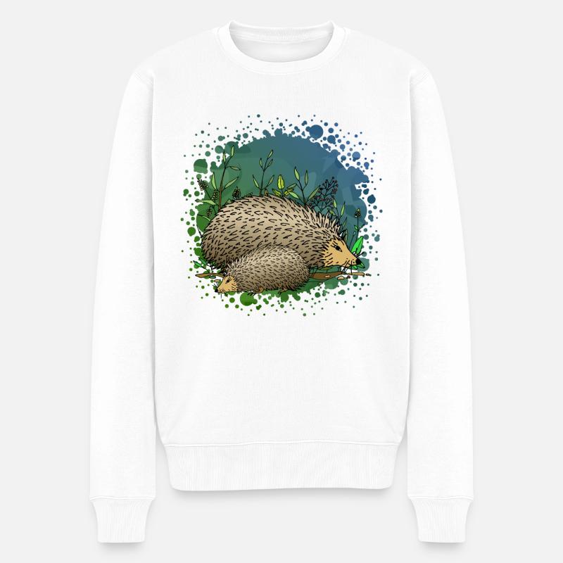 Hérissons - Pull Premium bio Homme - blanc