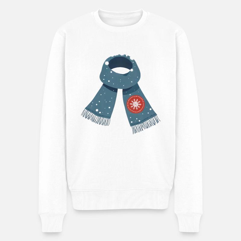 Foulard - Pull Premium bio Homme - blanc