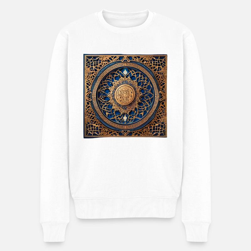 Cadeau du Ramadan Aïd Moubarak Islam Allah Musulman - Pull Premium bio Homme - blanc