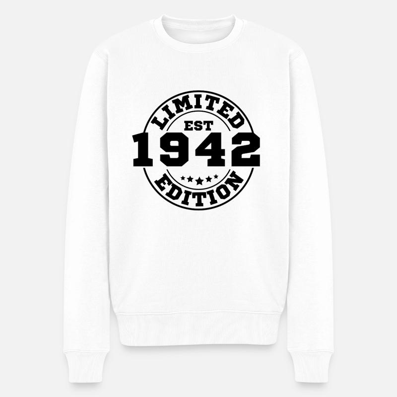 1942 limited edition - Pull Premium bio Homme - blanc