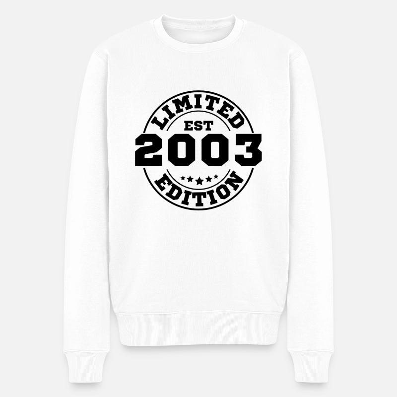 2003 limited edition - Pull Premium bio Homme - blanc