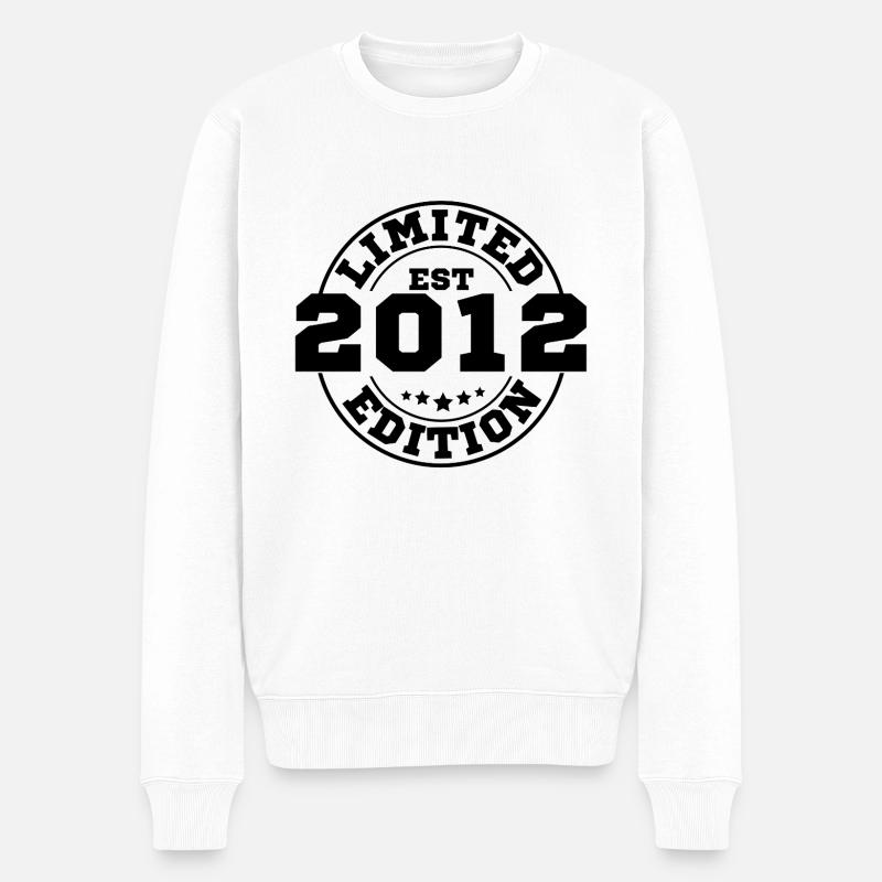 2012 limited edition - Pull Premium bio Homme - blanc