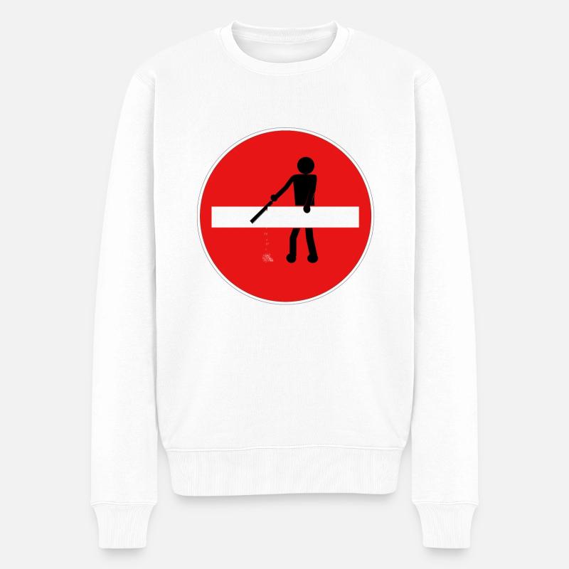 Pas de sens interdit - Pull Premium bio Homme - blanc