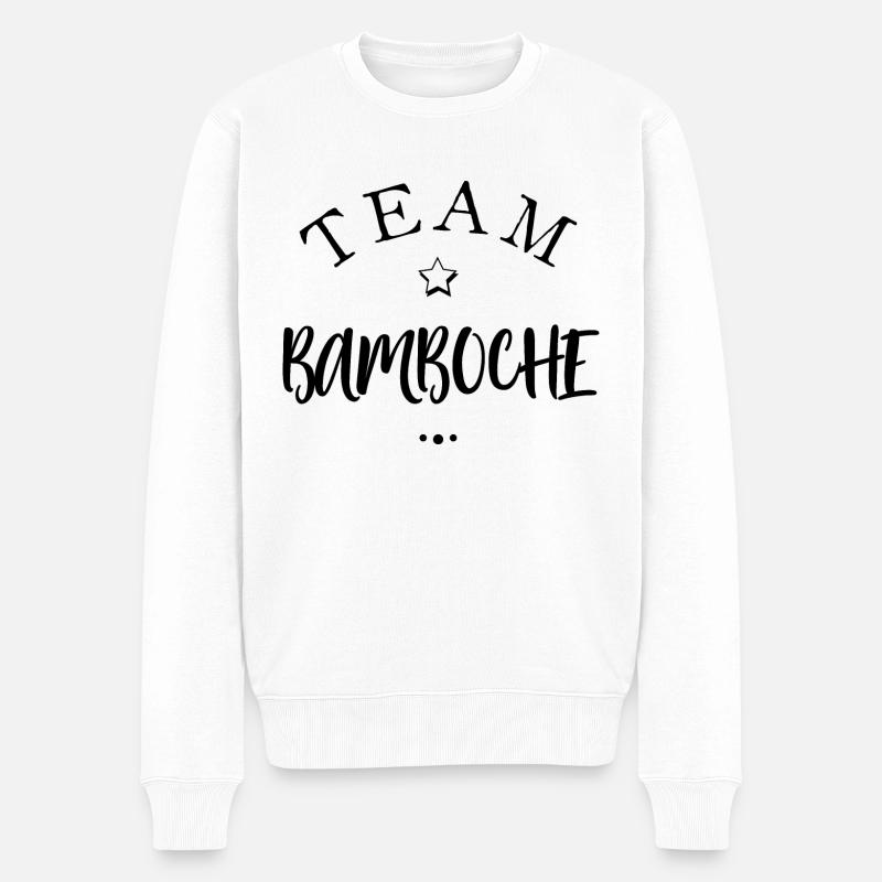 team bamboche - Pull Premium bio Homme - blanc