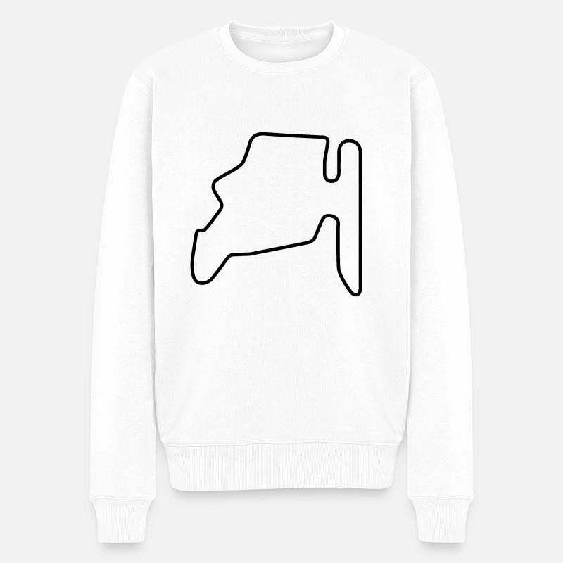 Circuit de Hongrie - Pull Premium bio Homme - blanc