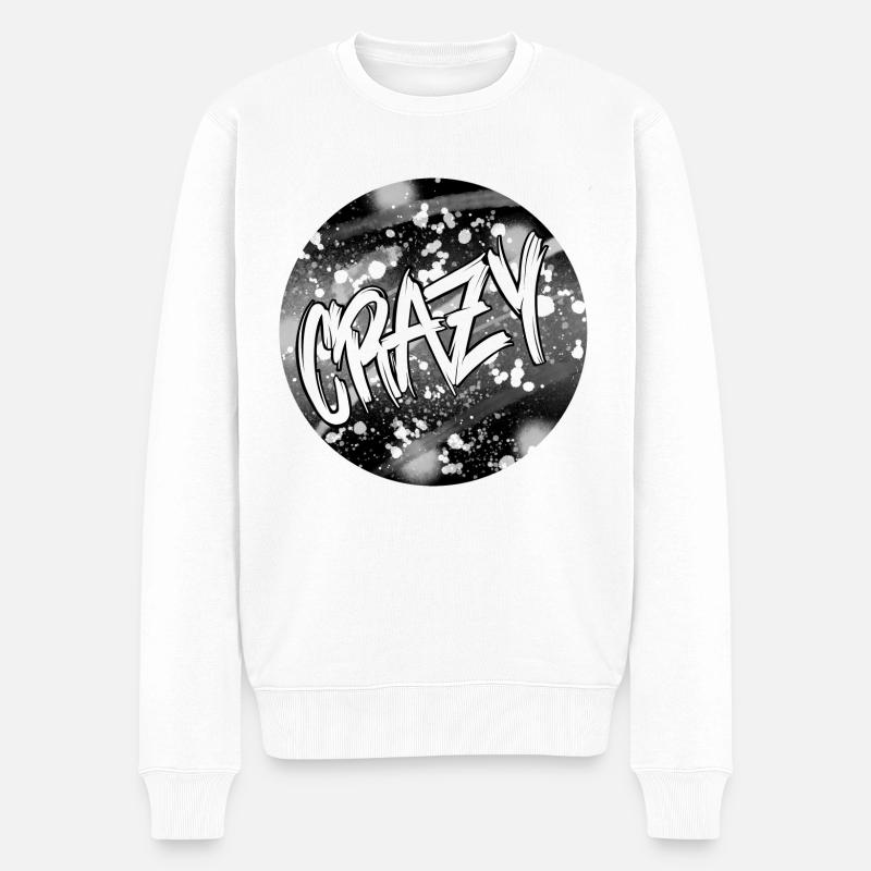 Graffiti Fou - Pull Premium bio Homme - blanc