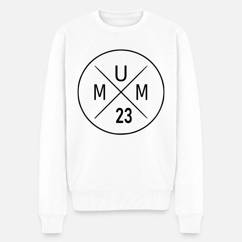 Maman 23 - Pull Premium bio Homme - blanc