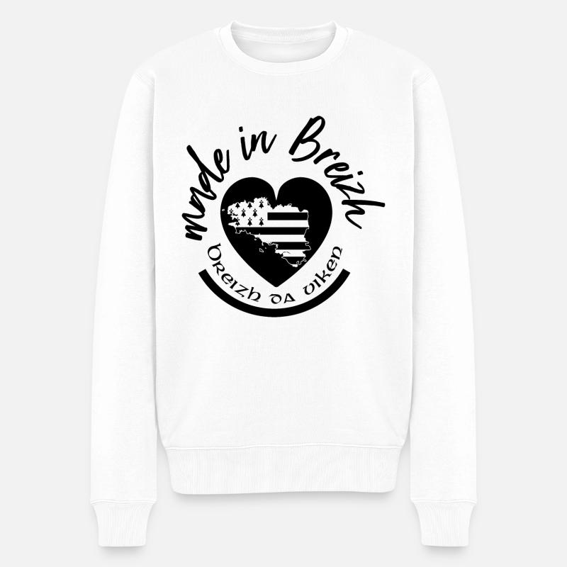 made in breizh - Pull Premium bio Homme - blanc