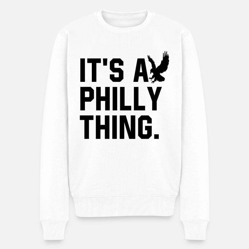 Es ist eine Philly-Sache - Männer Premium Bio Pullover - Weiß