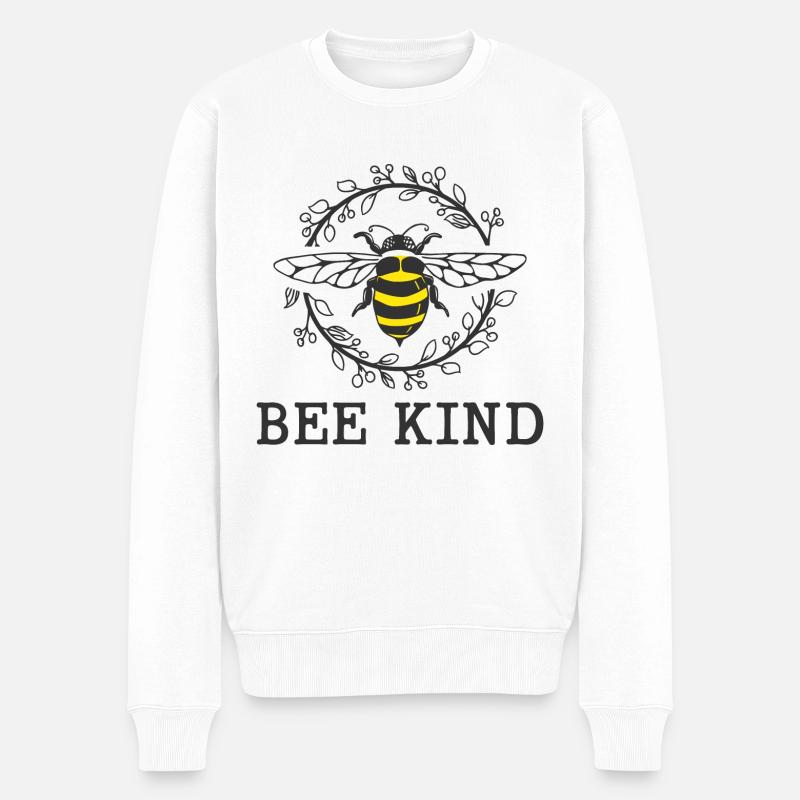 Abeille Enfant Abeille - Pull Premium bio Homme - blanc