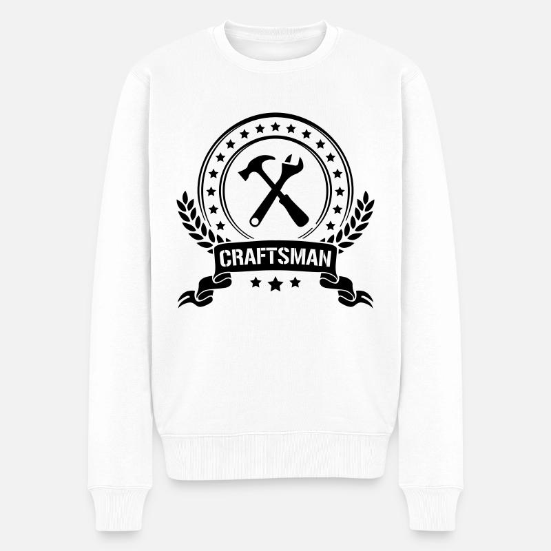 Artisan - Pull Premium bio Homme - blanc