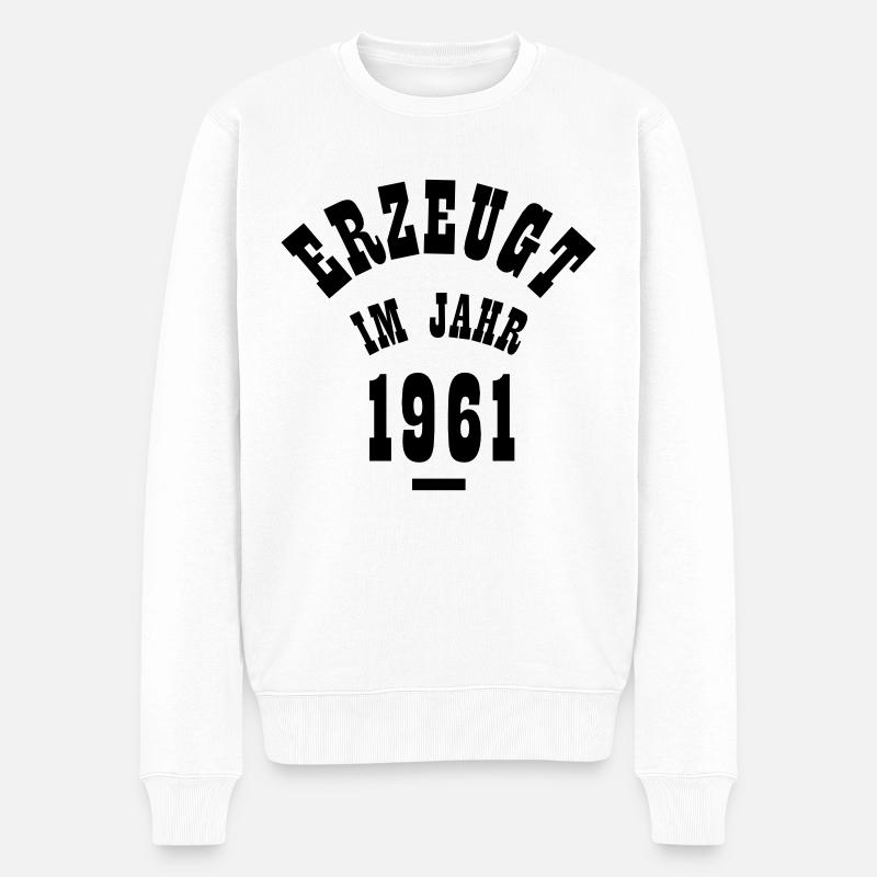Créé en 1961 - Pull Premium bio Homme - blanc