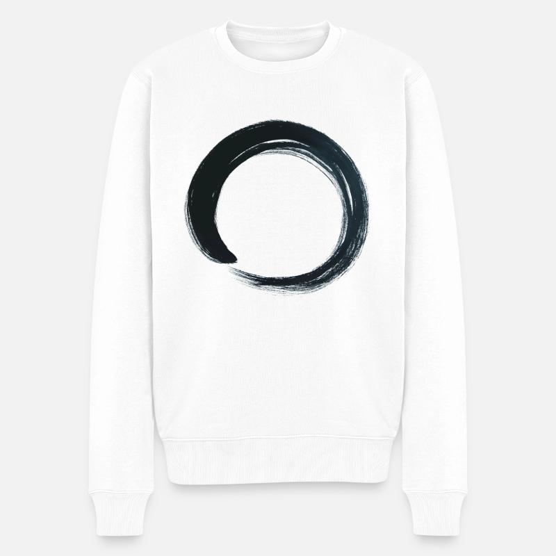 Enso - Pull Premium bio Homme - blanc