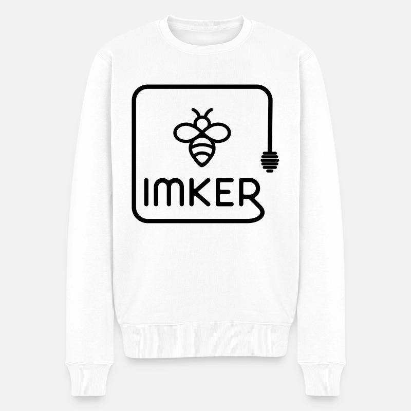 Imker - Männer Premium Bio Pullover - Weiß