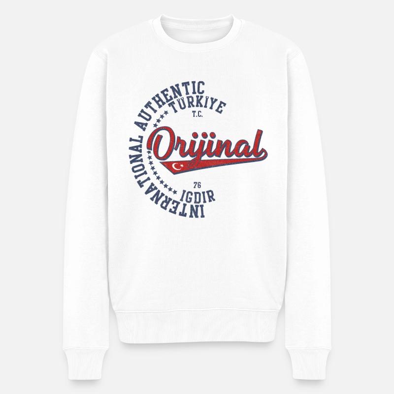 Iğdır - Pull Premium bio Homme - blanc