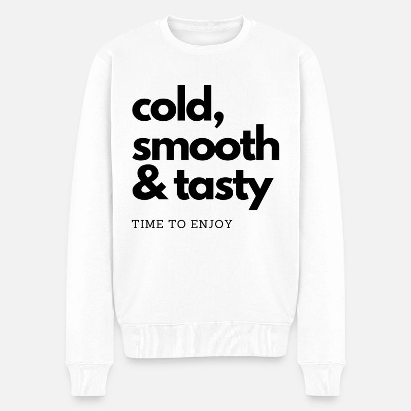 Il est temps d’en profiter - Pull Premium bio Homme - blanc