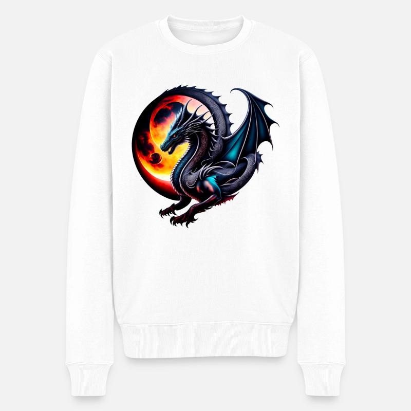Dragon - Pull Premium bio Homme - blanc