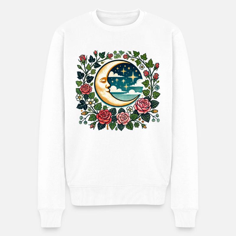 Enfant de la lune - Pull Premium bio Homme - blanc