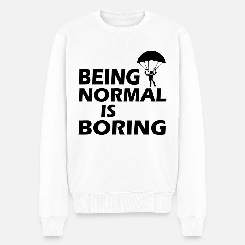 Paragliding - Pull Premium bio Homme - blanc