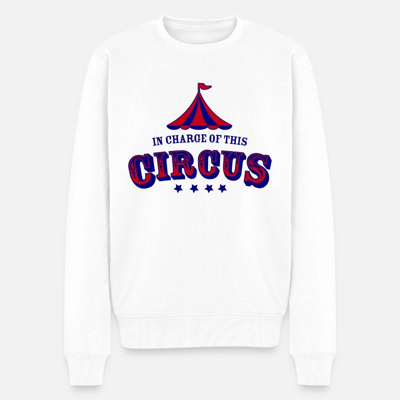 Patron de ce cirque - Pull Premium bio Homme - blanc