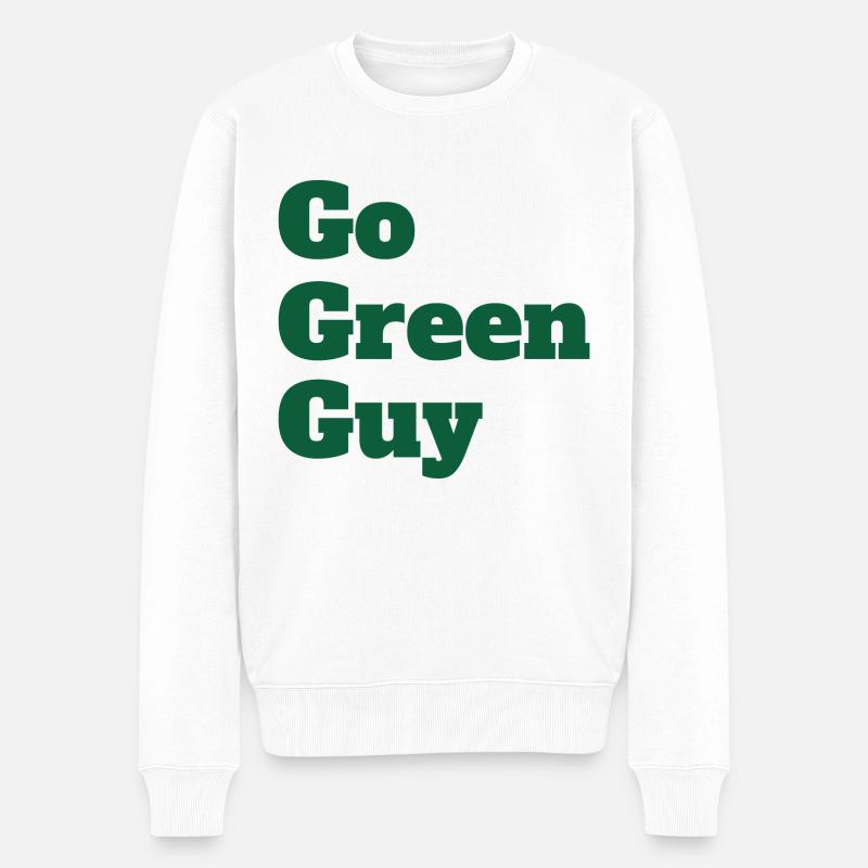 écolo - Pull Premium bio Homme - blanc