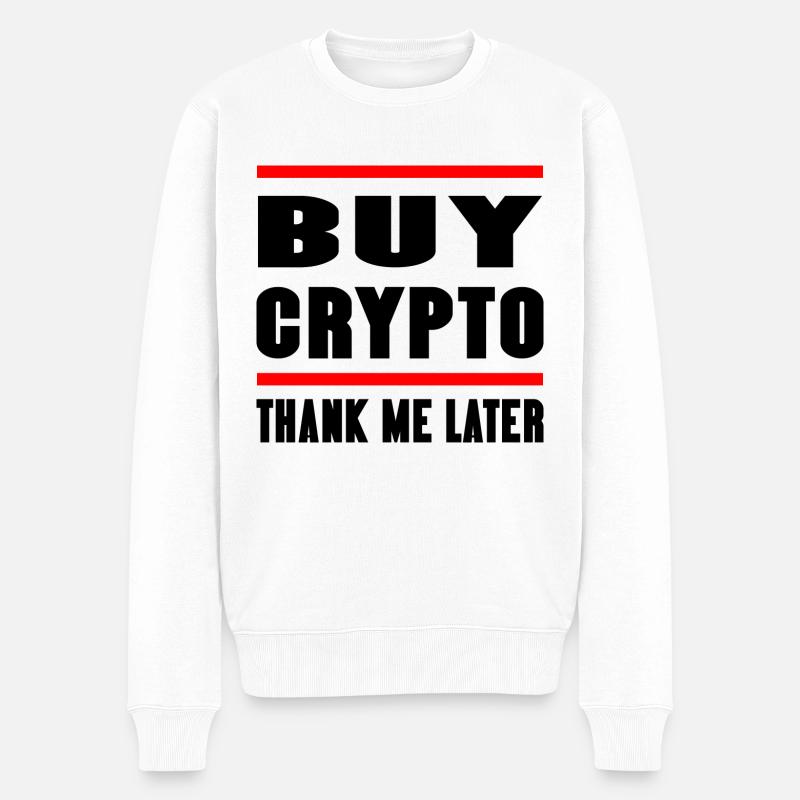 Bitcoin Trading Crypto Stocks - Pull Premium bio Homme - blanc