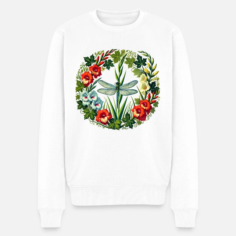Libellule - Pull Premium bio Homme - blanc