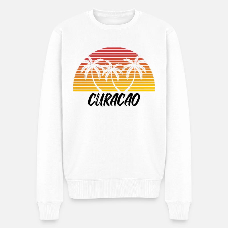 Curaçao - Pull Premium bio Homme - blanc